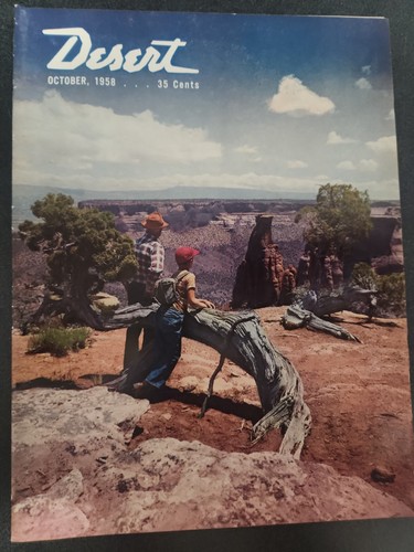 Desert magazine october 1958 - desert,